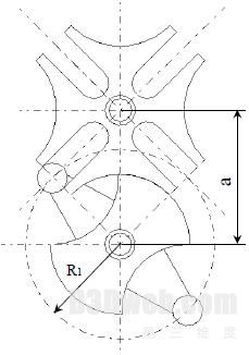 图3-1 槽轮机构