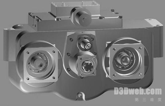  变速器三维实体模