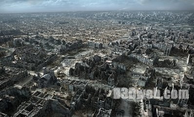   这是第二次世界大战后，1945年华沙春天的景象