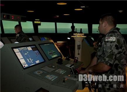 澳大利亚海军公布最新战舰舰桥模拟器