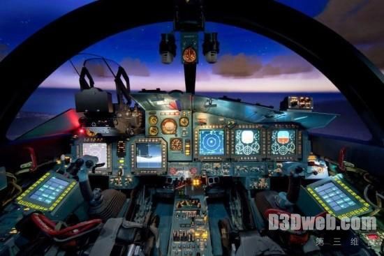 组图：俄制苏-34战斗轰炸机虚拟现实模拟器
