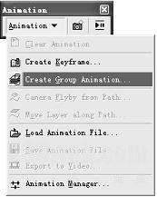 图18Create Group Animation 命令