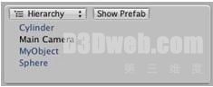 Unity3D场景搭建3:预设(Prefab) 