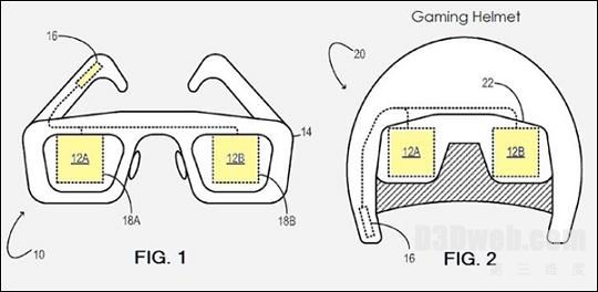 微软开发激光投影3D虚拟现实眼镜 并申请专利