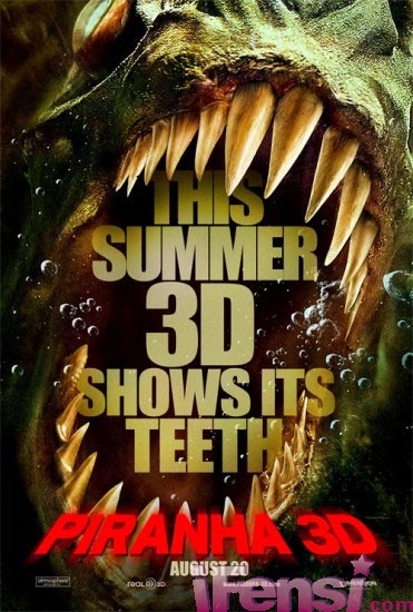 《食人鱼3D》官方海报