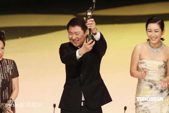 于冬所率领的博纳影业在今年香港电影金像奖中大获全胜(资料图片)