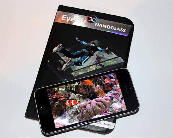 EyeFly3D Nanoglass 让iPhone具备裸眼3D效果