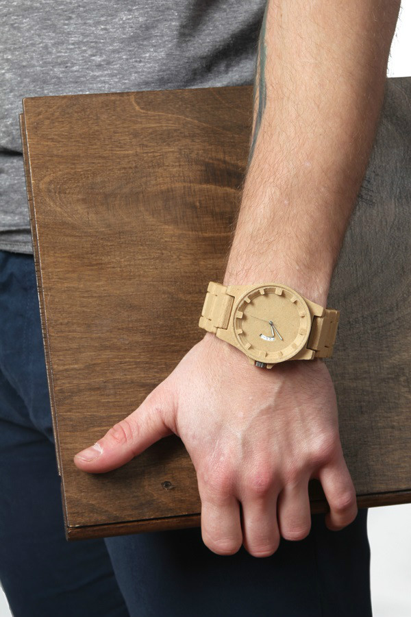 时尚界新宠儿 3D打印另类木质腕表系列