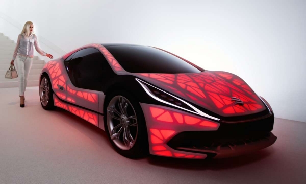 3D打印光茧概念车www.china3-d.com