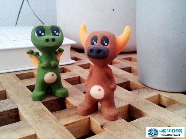 多鲁斯是一个友好的龙。他对3D打印的能力作出很好的体现。图源：shapeways.com