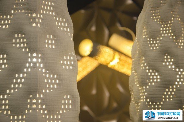 Studio Under大型3D打印机打印的迷人的3D打印灯具