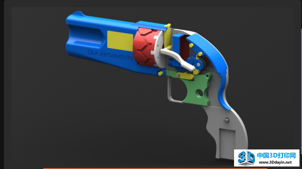 新3D打印左轮gun，向井村良知致敬