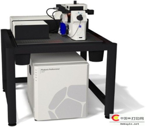 全球首款 最高速微型纳米级别3D打印机 