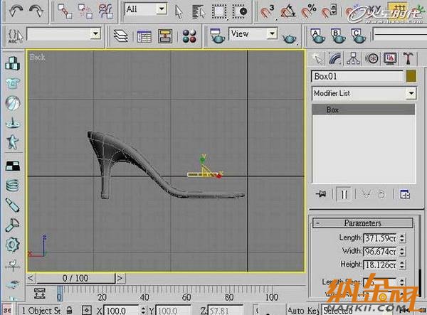 3dsmax高跟鞋建模教程 飞特网 3dsmax建模教程