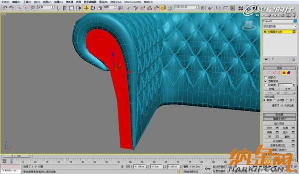 3dsmax欧式沙发建模教程 飞特网 3dsmax建模教程