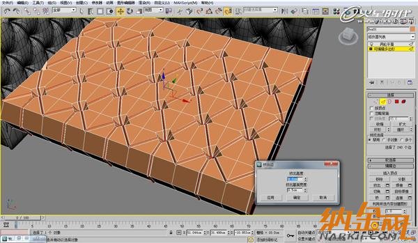 3dsmax欧式沙发建模教程 飞特网 3dsmax建模教程