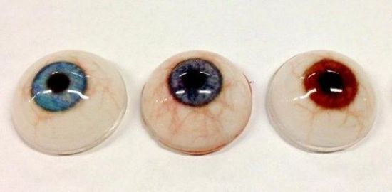 3D-printed eyes