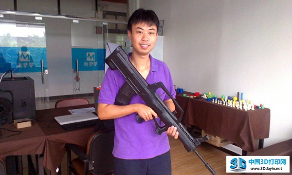 3D打印的95式自动步****型