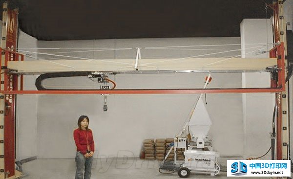 包工头注意 这个3D打印机24小时盖一座小楼