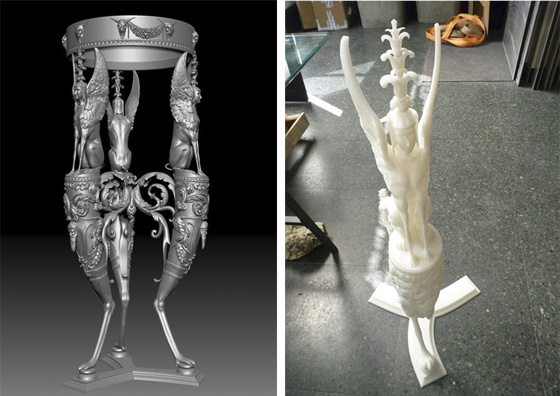 3D打印再现文艺复兴时铜版画上的生活