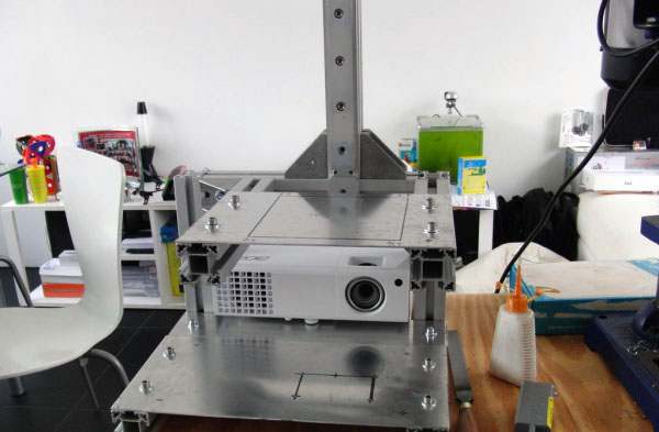 DIY高精度DPL数字化光处理3D打印机