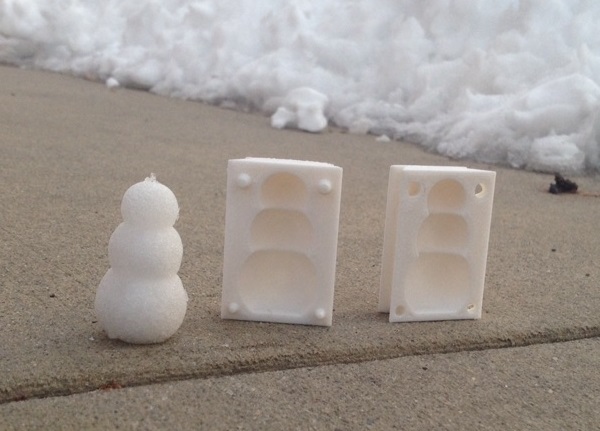 十秒一个 如何用3D打印堆出雪人大军?