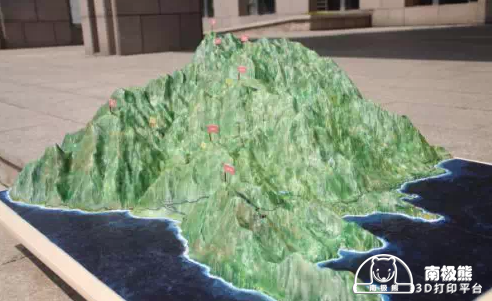 国内首个3D打印景区模型现身崂山 助力应对突发事件 国内首个3D打印景区模型现身崂山 助力应对突发事件