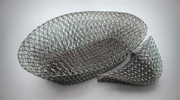 设计师设计的3D打印沙发仅2.5千克重,但能承重100公斤 设计师设计的3D打印沙发仅2.5千克重,但能承重100公斤