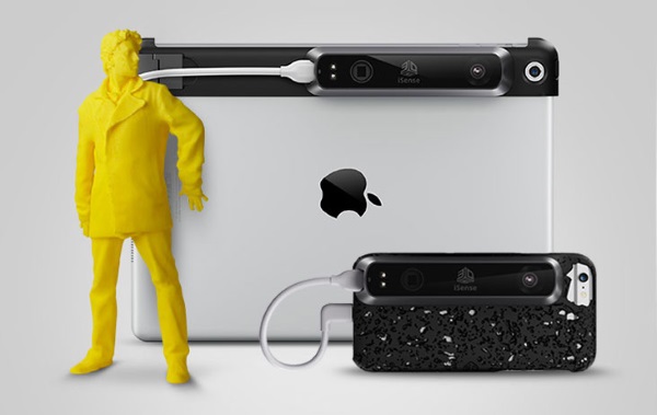 不只有iPad!苹果6上的iSense 3D扫描仪