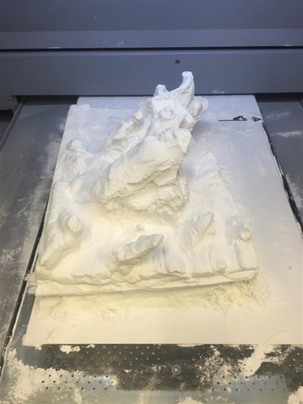博物馆使用3D打印技术再现本顿作品 博物馆使用3D打印技术再现本顿作品