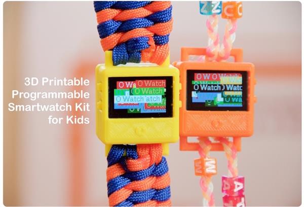 8岁少年3D打印出可编程智能手表 8岁少年3D打印出可编程智能手表