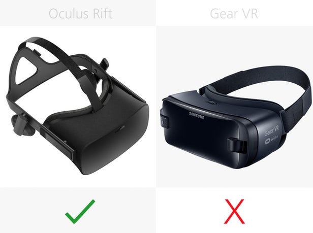 [图]2017年款Gear VR和Oculus Rift规格参数对比