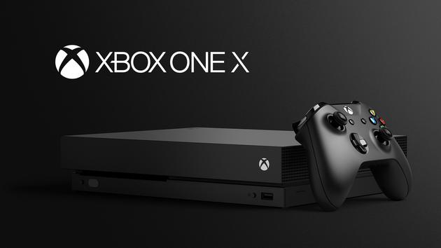 微软Xbox One X游戏主机