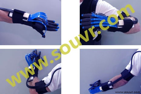 Measurand ShapeHand Plus: captures complete hand and arm movements and poses including rotations and deviations.