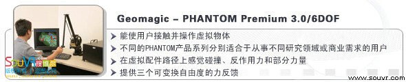 Geomagic Sensable Phantom Premium 3.0/6DOF力反馈设备