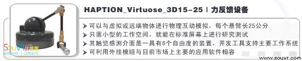 HAPTION_Virtuose_3D15-25 力反馈系统