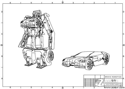 真实版变形金刚:3D打印的机器人会变形 