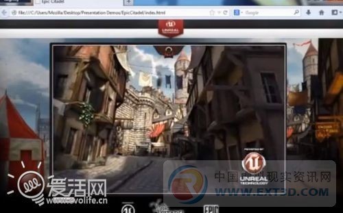 浏览器玩大型3D游戏：Mozilla将虚幻引擎搬至Firefox