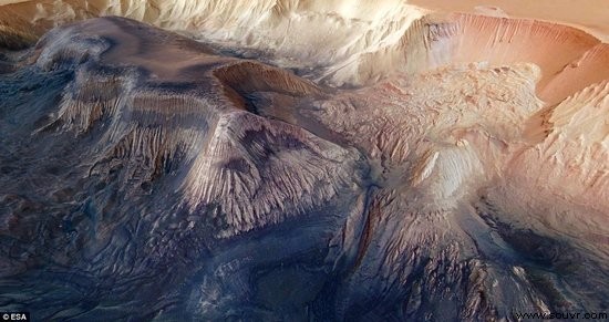 飞船绘火星峡谷3D图像：面积相当于五个死海