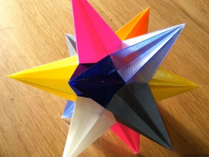 3D打印多角星。