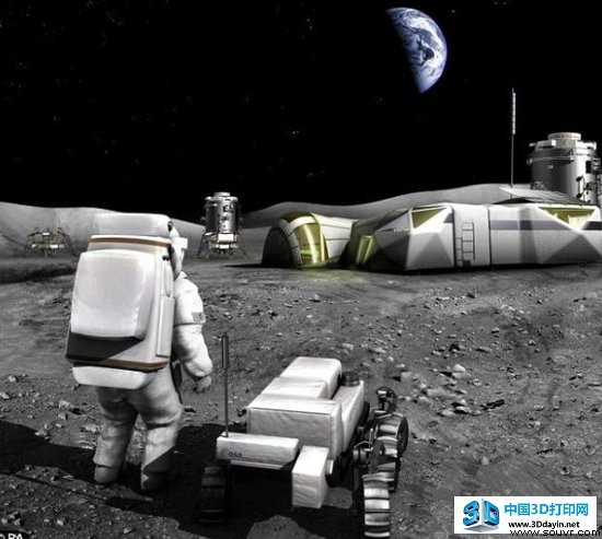 超级3D打印机可将月球物质制作成所需工具/图