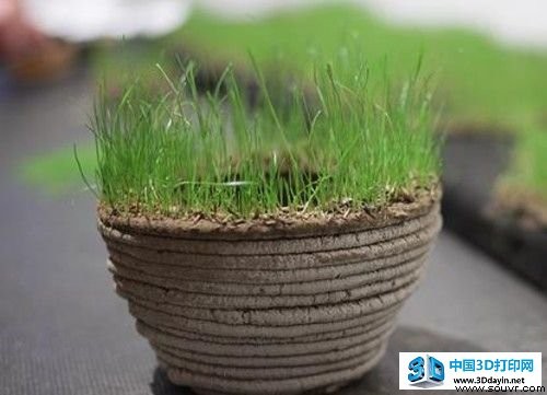 3D小草打印机 让绿色的艺术充满城市