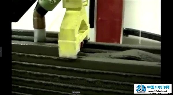 包工头注意 这个3D打印机24小时盖一座小楼