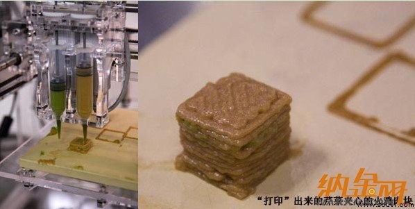 3D食物打印机优点