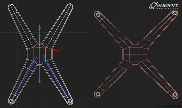 3ds Max教程：埃姆斯时尚休闲椅的制作_垫腿椅图07