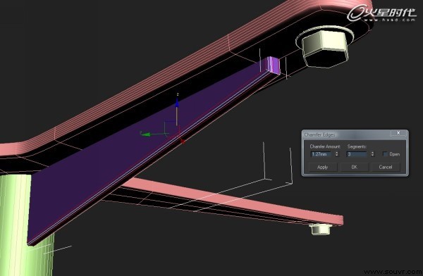 3ds Max教程：埃姆斯时尚休闲椅的制作_垫腿椅图08