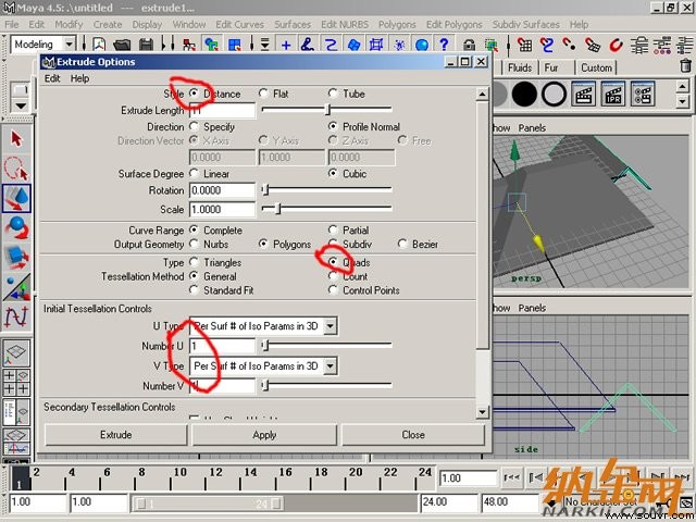 Maya制作卡通建筑6