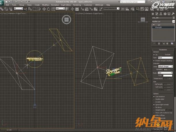 3ds Max怎么制作3D霓虹字体教程3