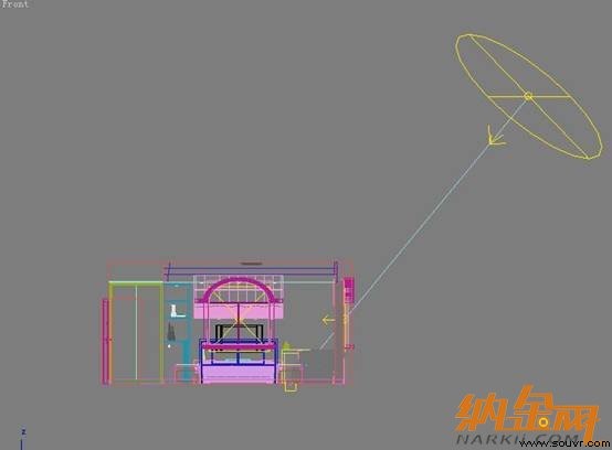 别墅旅馆之阳光卧室VRay渲染教程图13