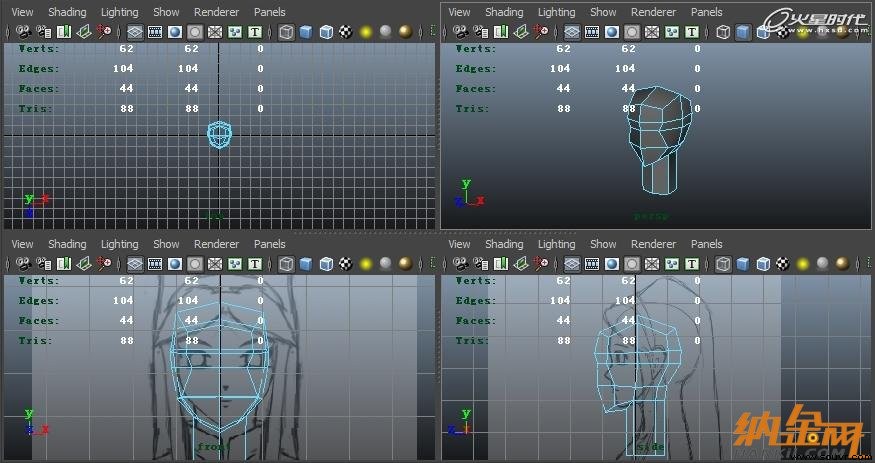 模型材质篇之Maya卡通角色制作5